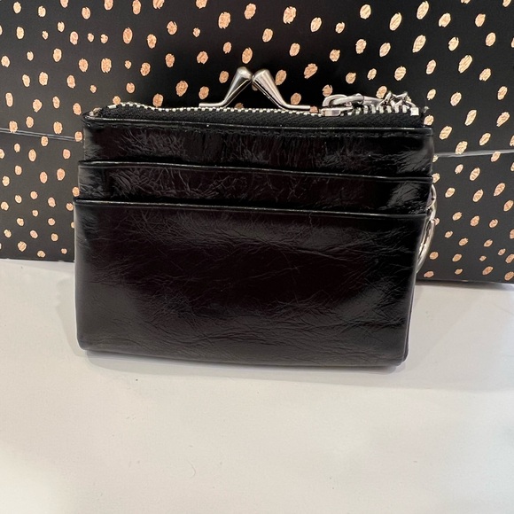 Hobo black leather wallet, new. - Picture 2 of 10
